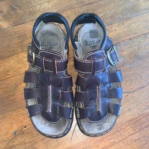 Dr. Marten’s leather sandals. Size 9. Read description please!
